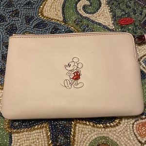 Limited Edition Coach Leather Disney Wristlet